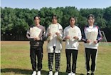 热烈祝贺我校田径女子接力队再创团队新纪录并荣获苏州市初中女子4*100米接力比赛第二名